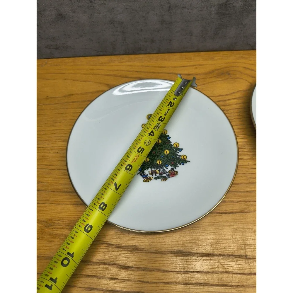 Lot Of 2 Christmas Tree Plate B.c. 107th‎ 1999 Limited Edition